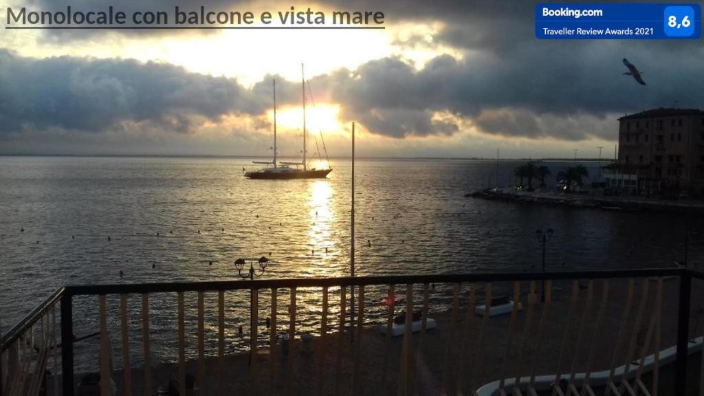 Вилла Ampio Monolocale Con Balcone Fronte Mare Порто Санто Стефано Экстерьер фото